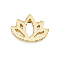 Gold Lotus Earrings